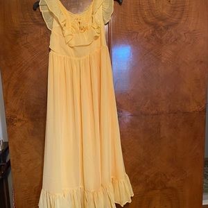 Bananas Republic Canary Yellow Sun Dress
